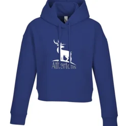 Ultimate 8.3-oz CVC Fleece Cropped Hoodie - Ladies' - Screen