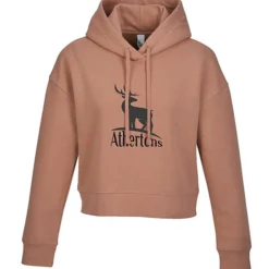 Ultimate 8.3-oz CVC Fleece Cropped Hoodie - Ladies' - Screen
