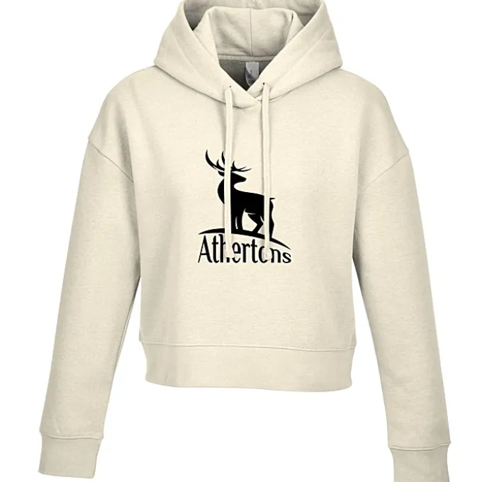 Ultimate 8.3-oz CVC Fleece Cropped Hoodie - Ladies' - Screen