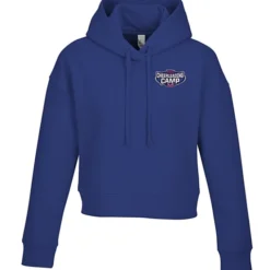 Ultimate 8.3-oz CVC Fleece Cropped Hoodie - Ladies' - Embroidered