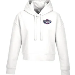 Ultimate 8.3-oz CVC Fleece Cropped Hoodie - Ladies' - Embroidered