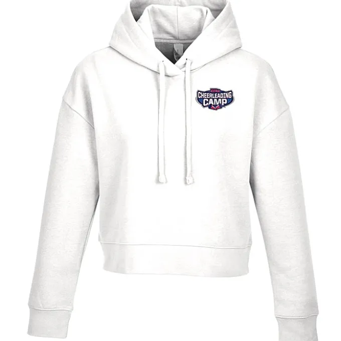 Ultimate 8.3-oz CVC Fleece Cropped Hoodie - Ladies' - Embroidered