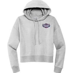 Ultimate 8.3-oz CVC Fleece Cropped Hoodie - Ladies' - Embroidered