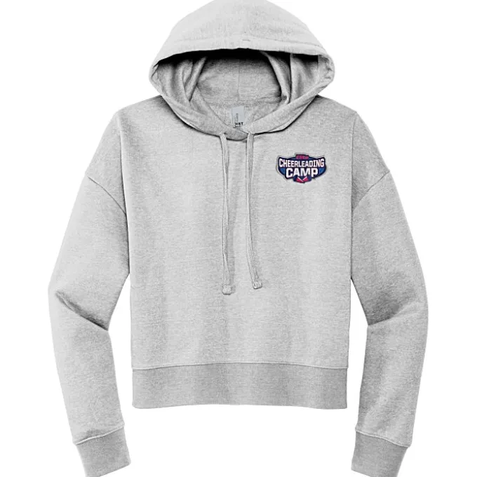 Ultimate 8.3-oz CVC Fleece Cropped Hoodie - Ladies' - Embroidered