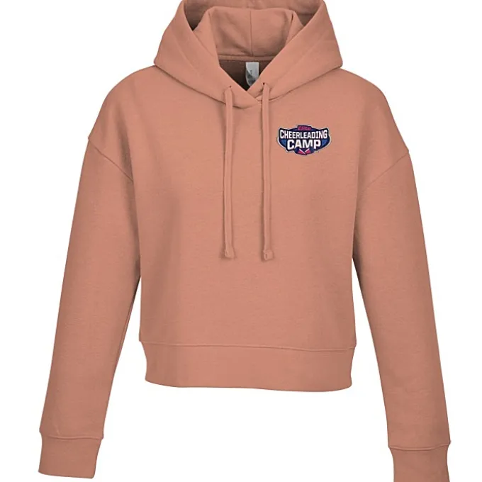 Ultimate 8.3-oz CVC Fleece Cropped Hoodie - Ladies' - Embroidered