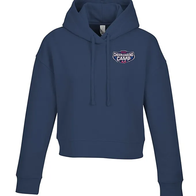 Ultimate 8.3-oz CVC Fleece Cropped Hoodie - Ladies' - Embroidered