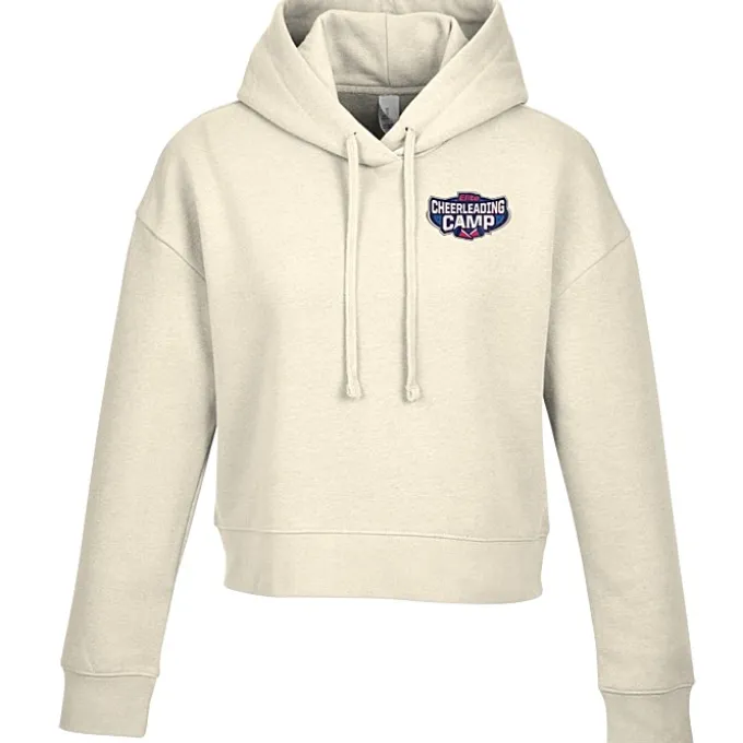 Ultimate 8.3-oz CVC Fleece Cropped Hoodie - Ladies' - Embroidered