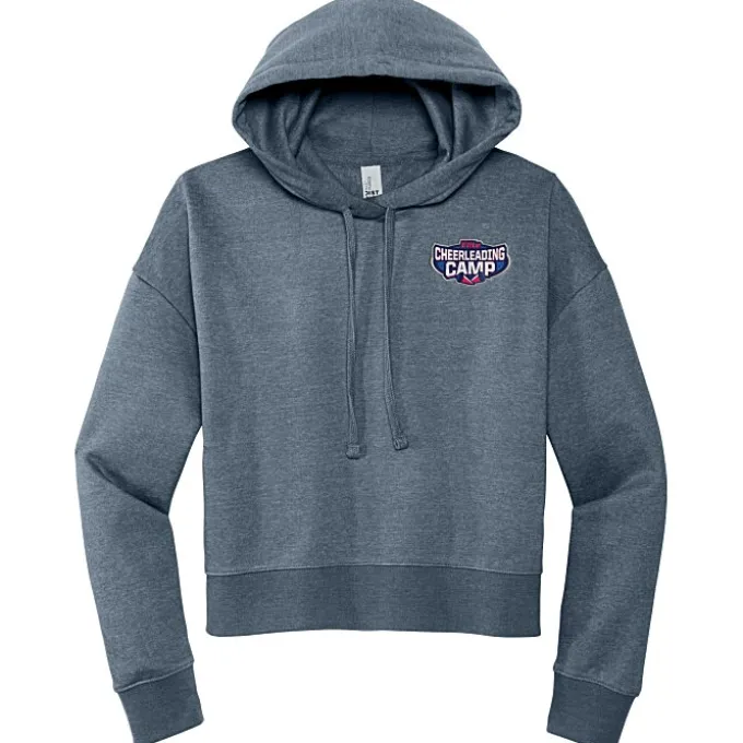 Ultimate 8.3-oz CVC Fleece Cropped Hoodie - Ladies' - Embroidered