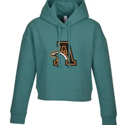 Ultimate 8.3-oz CVC Fleece Cropped Hoodie - Ladies' - Full Color