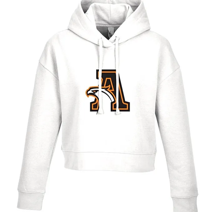 Ultimate 8.3-oz CVC Fleece Cropped Hoodie - Ladies' - Full Color
