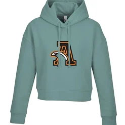 Ultimate 8.3-oz CVC Fleece Cropped Hoodie - Ladies' - Full Color