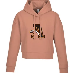 Ultimate 8.3-oz CVC Fleece Cropped Hoodie - Ladies' - Full Color