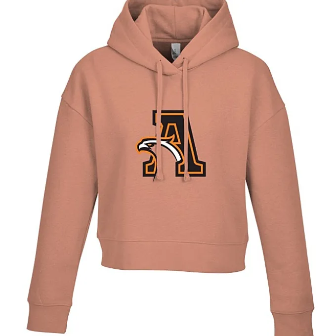Ultimate 8.3-oz CVC Fleece Cropped Hoodie - Ladies' - Full Color