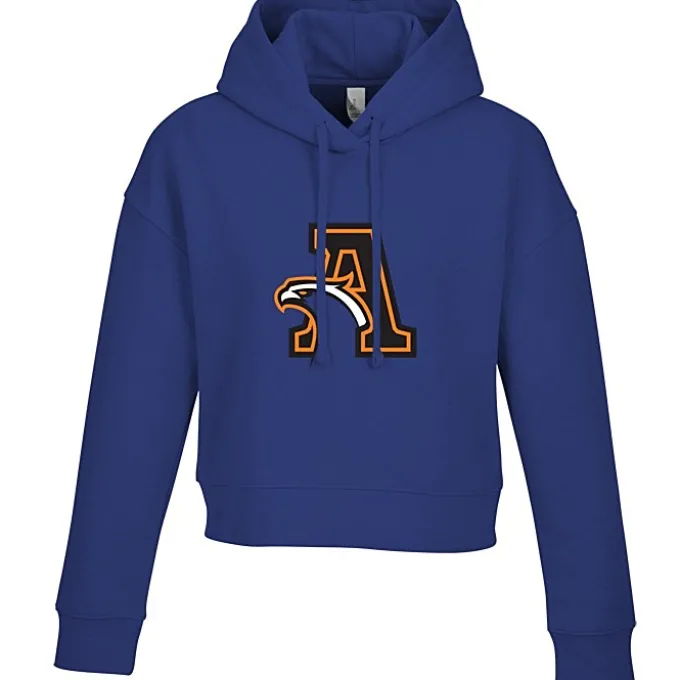 Ultimate 8.3-oz CVC Fleece Cropped Hoodie - Ladies' - Full Color
