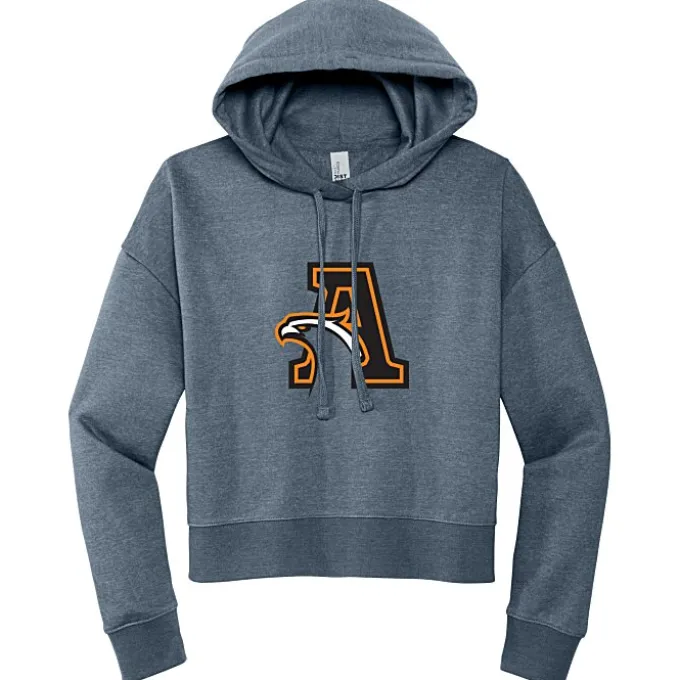 Ultimate 8.3-oz CVC Fleece Cropped Hoodie - Ladies' - Full Color