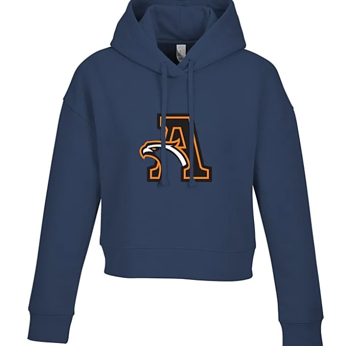 Ultimate 8.3-oz CVC Fleece Cropped Hoodie - Ladies' - Full Color