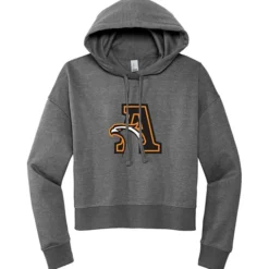 Ultimate 8.3-oz CVC Fleece Cropped Hoodie - Ladies' - Full Color