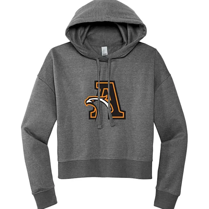 Ultimate 8.3-oz CVC Fleece Cropped Hoodie - Ladies' - Full Color