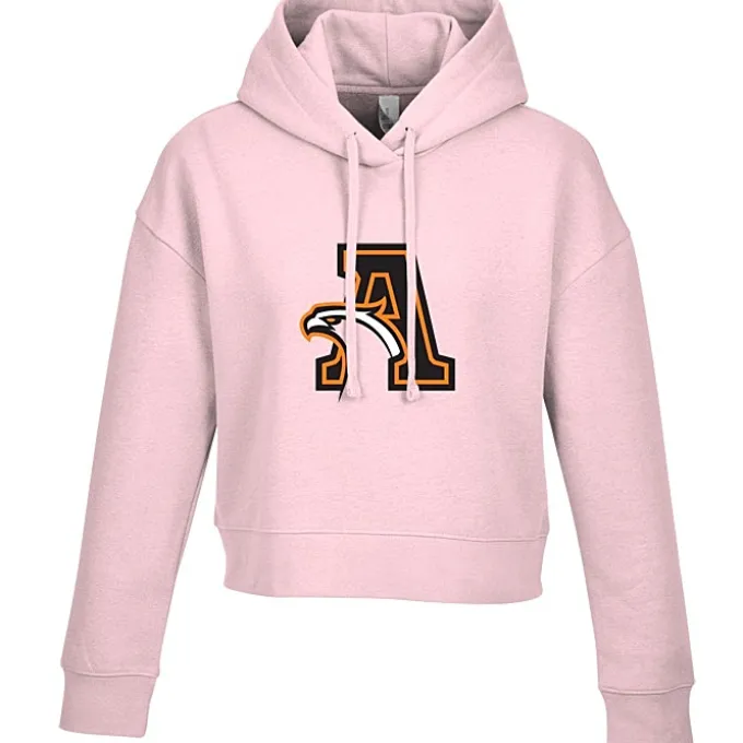 Ultimate 8.3-oz CVC Fleece Cropped Hoodie - Ladies' - Full Color