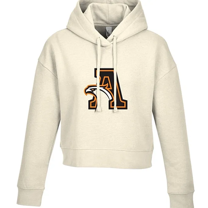 Ultimate 8.3-oz CVC Fleece Cropped Hoodie - Ladies' - Full Color