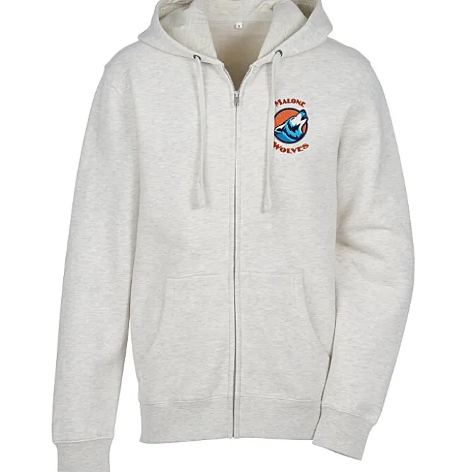 Ultimate 8.3-oz CVC Fleece Full-Zip Hoodie - Men's - Embroidered