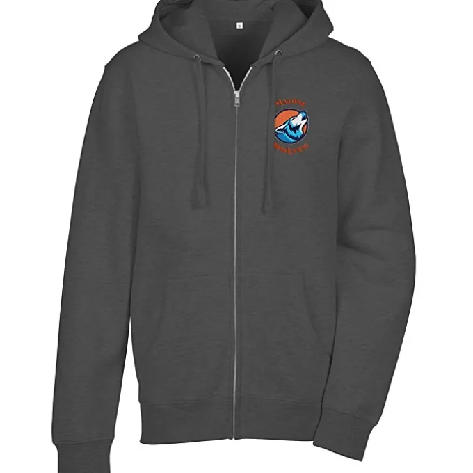 Ultimate 8.3-oz CVC Fleece Full-Zip Hoodie - Men's - Embroidered