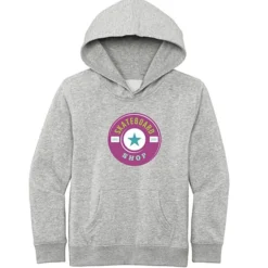 Ultimate 8.3-oz CVC Fleece Hoodie - Youth - Full Color