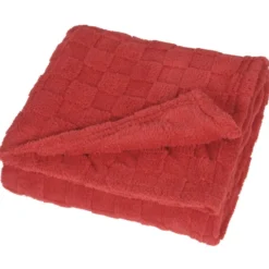 Ultra Plush Checkered Pattern Blanket