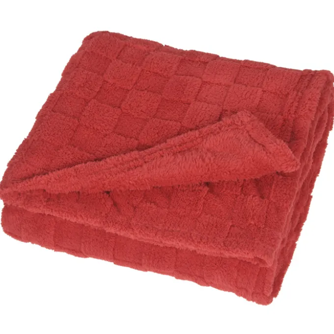 Ultra Plush Checkered Pattern Blanket