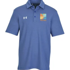 Under Armour Destin Drive Striped Performance Polo - Embroidered