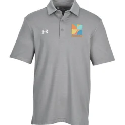 Under Armour Destin Drive Striped Performance Polo - Embroidered