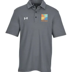 Under Armour Destin Drive Striped Performance Polo - Embroidered