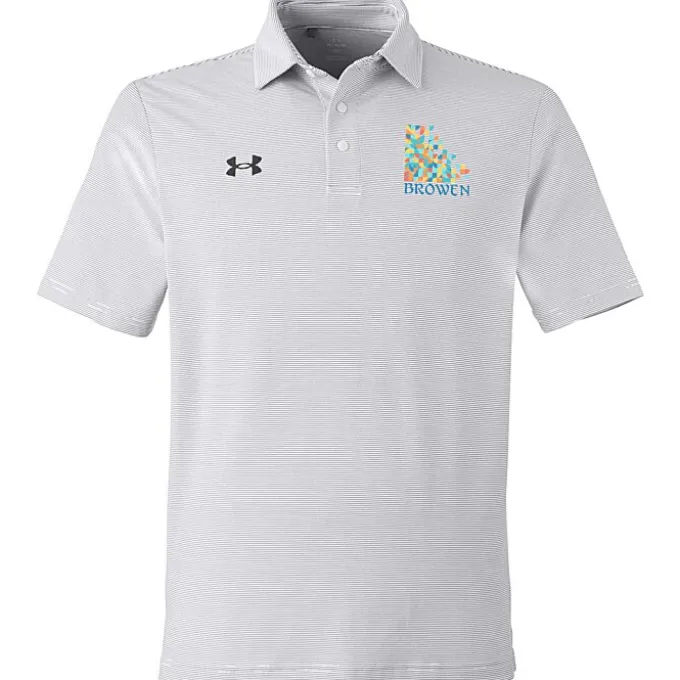 Under Armour Destin Drive Striped Performance Polo - Full Color