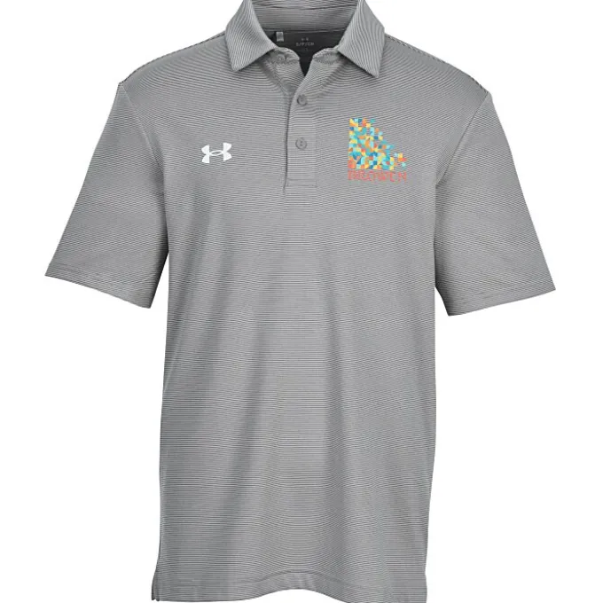 Under Armour Destin Drive Striped Performance Polo - Full Color