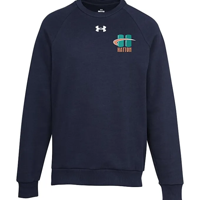 Under Armour Rival Fleece Crew Sweatshirt - Men's - Embroidered
