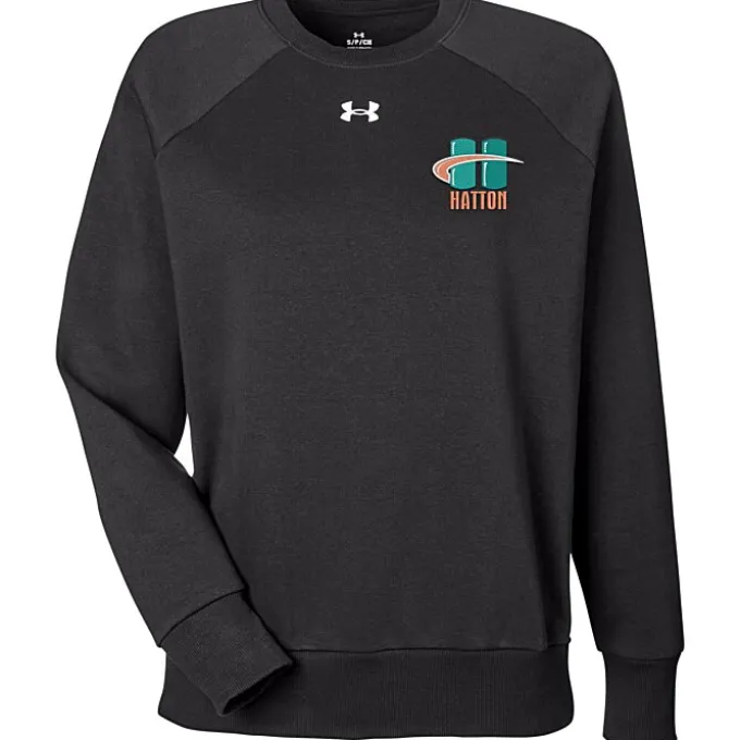 Under Armour Rival Fleece Crew Sweatshirt - Ladies' - Embroidered