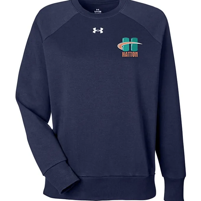 Under Armour Rival Fleece Crew Sweatshirt - Ladies' - Embroidered