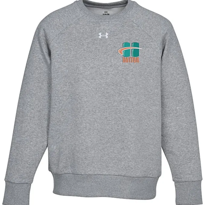 Under Armour Rival Fleece Crew Sweatshirt - Ladies' - Embroidered