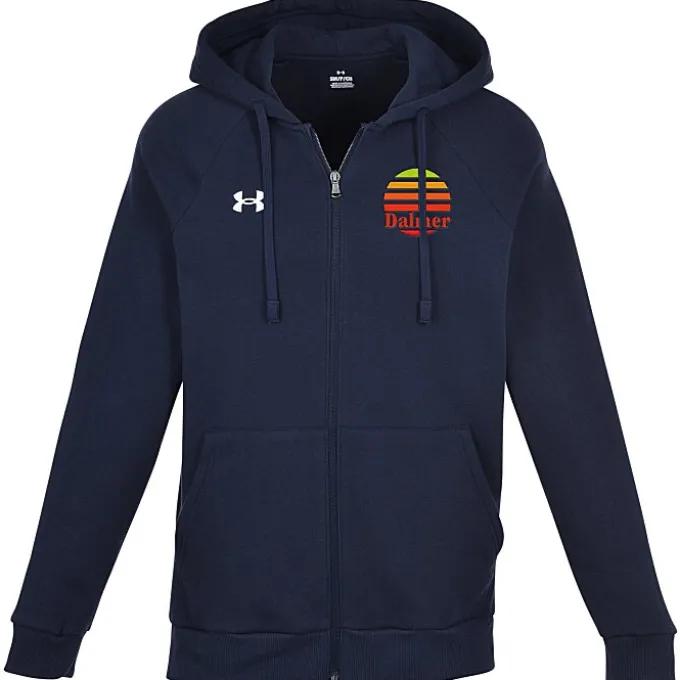 Under Armour Rival Fleece Full-Zip Hoodie - Embroidered