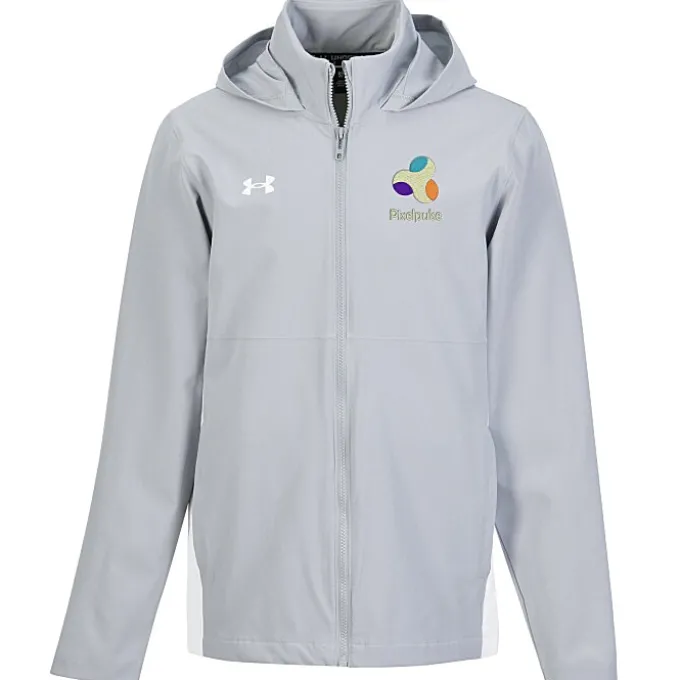 Under Armour Rival Stretch Woven Jacket - Men's - Embroidered