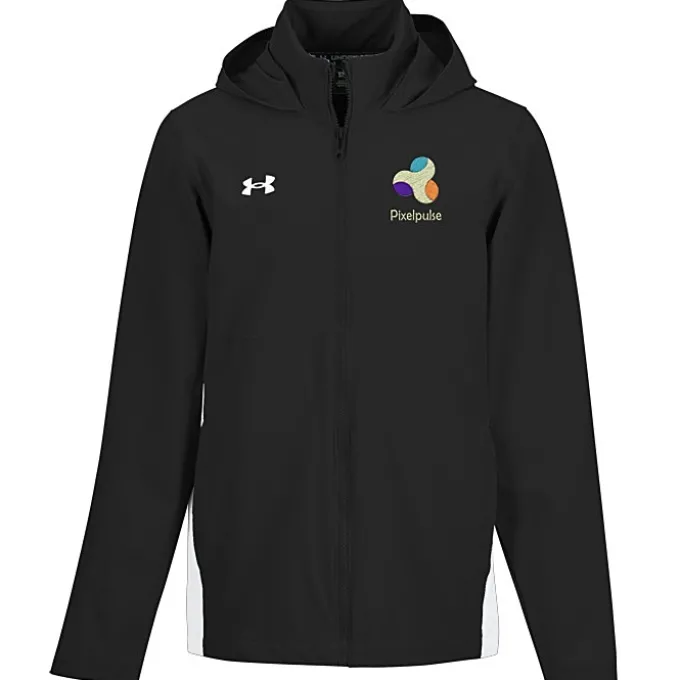 Under Armour Rival Stretch Woven Jacket - Men's - Embroidered