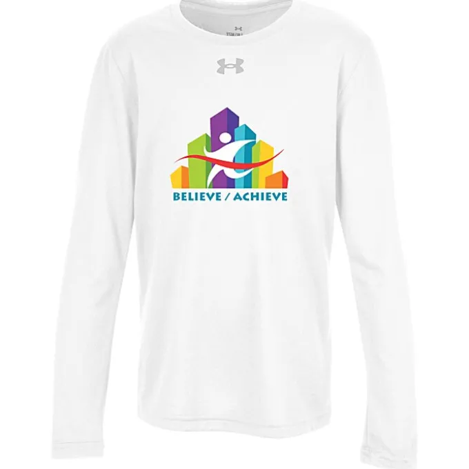 Under Armour Team Tech Long Sleeve T-Shirt - Youth - Full Color