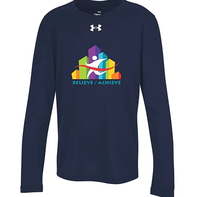 Under Armour Team Tech Long Sleeve T-Shirt - Youth - Full Color