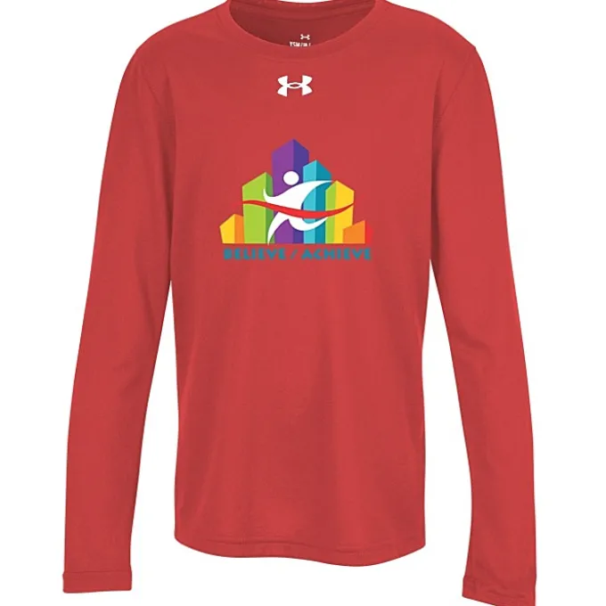 Under Armour Team Tech Long Sleeve T-Shirt - Youth - Full Color