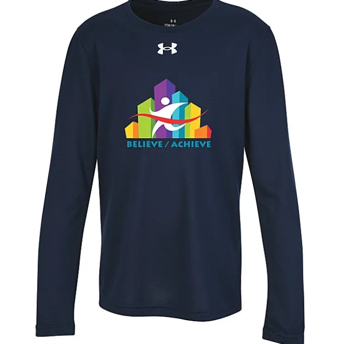 Under Armour Team Tech Long Sleeve T-Shirt - Youth - Full Color