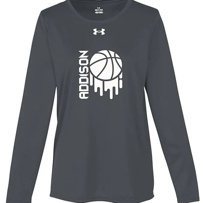 Under Armour Team Tech Long Sleeve T-Shirt - Ladies' - Screen