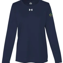 Under Armour Team Tech Long Sleeve T-Shirt - Ladies' - Embroidered