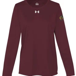 Under Armour Team Tech Long Sleeve T-Shirt - Ladies' - Embroidered