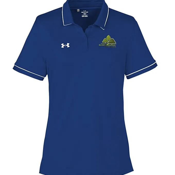Under Armour Tipped Team Performance Polo - Ladies' - Embroidered