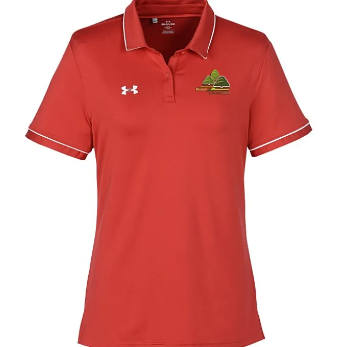 Under Armour Tipped Team Performance Polo - Ladies' - Embroidered